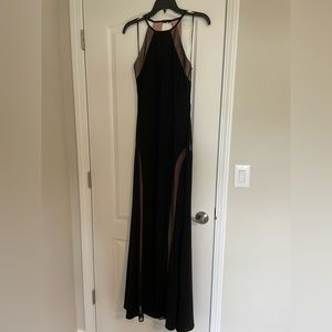 Black evening gown